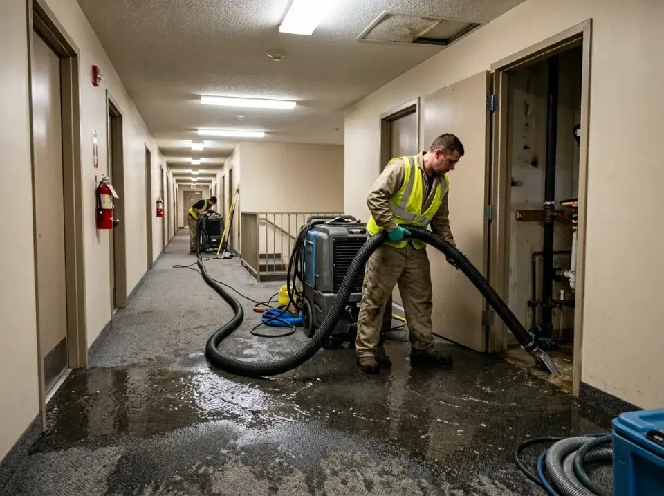 multi-unit-apartment-hallway-f-005 — frequently asked questions, Emergency Burst Pipe Water Extraction & Removal in Watkinsv…